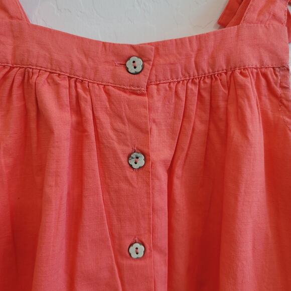 NWOT Rachel Zoe Bow Strap Embroidered Coral Shirt Size 3T - Picture 2 of 9